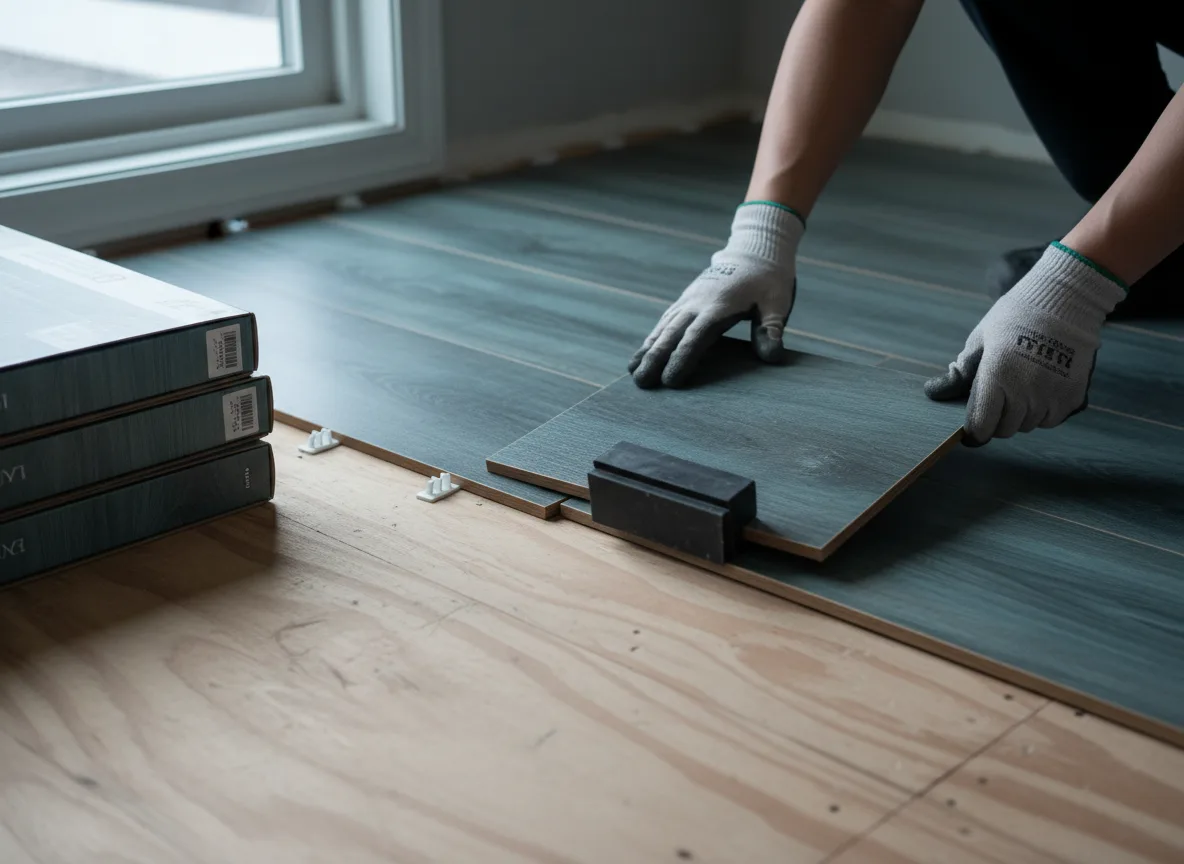 Luxury Vinyl Plank Installation company in Caspian, MI
